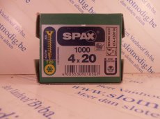 Spax T-star plus 4x20 mm/ st