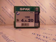 Spax T-star plus 4,5x20 mm/ st wirox