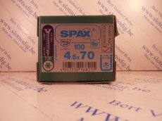 Spax T-star plus Inox A2 4,5x70 mm/ st